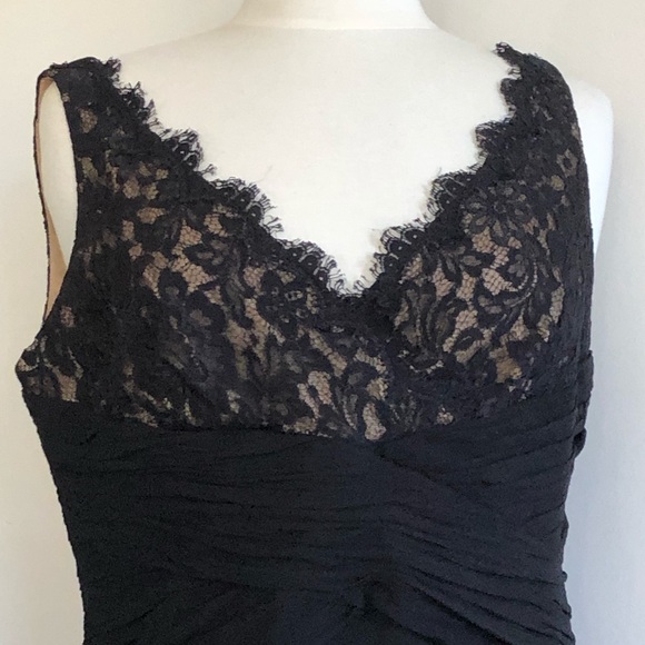 Anne Klein 14W Silk Chiffon Dress - Picture 3 of 14